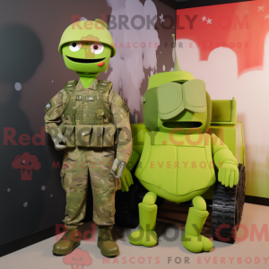 Lime Green Army Soldier...
