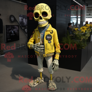 Disfraz de mascota Calavera...
