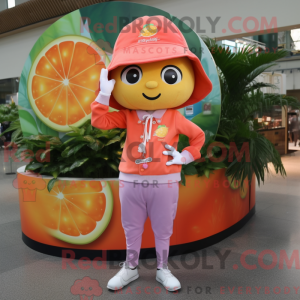 Grapefruit mascot costume...