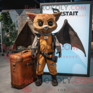 Rust Bat maskot drakt...
