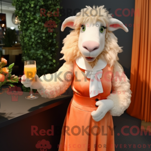 Peach Angora Goat...