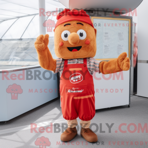 Currywurst mascotte kostuum...