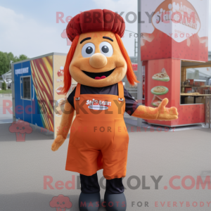 Currywurst maskot drakt...