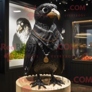 Black Quail maskot drakt...