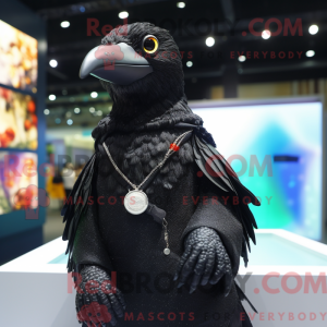 Black Quail mascottekostuum...