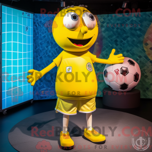 Citroengeel voetbal...