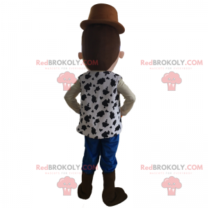 Mascotte del personaggio di Toy Story - Woody - Redbrokoly.com