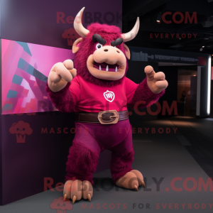 Disfraz de mascota Magenta...