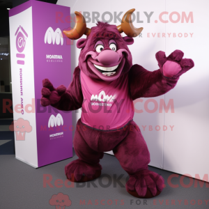 Disfraz de mascota Magenta...