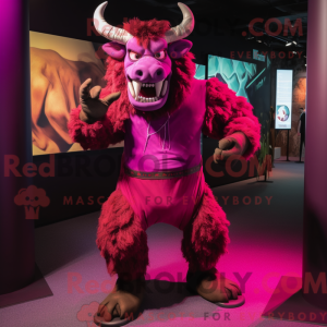 Disfraz de mascota Magenta...