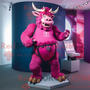Disfraz de mascota Magenta...