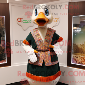 Gjess maskot drakt karakter...