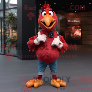 Maskottchenkostüm Roter...