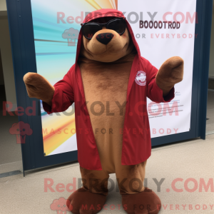 Maroon Sea Lion mascot...