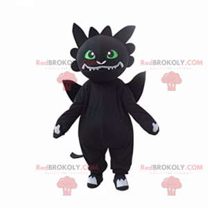 Mascota De Personaje De Dibujo De Anime - Gato Negro -