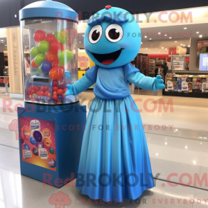 Postava maskota Blue...