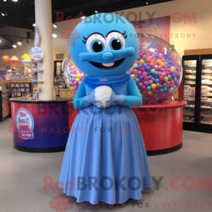 Blauwe Gumball Machine...