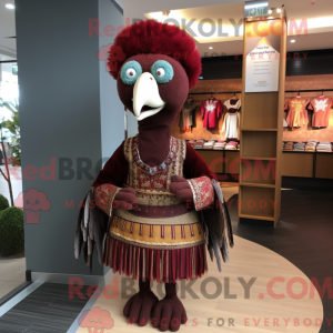Maroon Turkije mascotte...