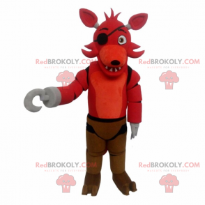 Rysunek postaci maskotki anime - pies pirat - Redbrokoly.com