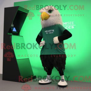 Green Haast S Eagle maskot...
