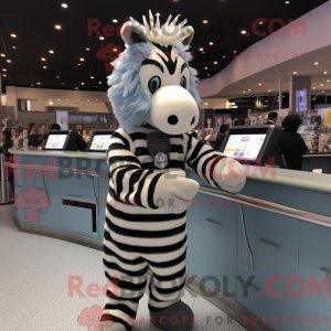 Costume mascotte de zèbre...
