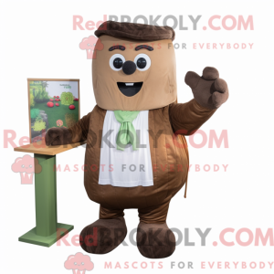 Brown Zucchini mascot...