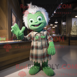 Green Tooth Fairy mascot...