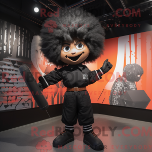 Black Knife Thrower mascot...