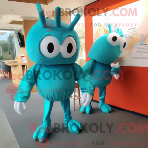Disfraz de mascota Teal...