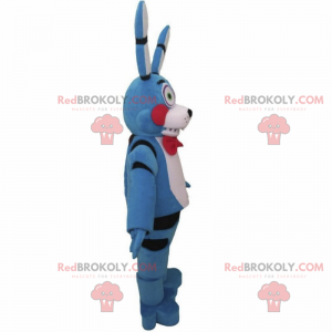 Mascot karakter tegning anime - Kanin med slips - Redbrokoly.com