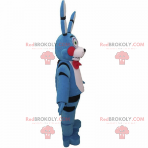 Mascot karaktertegning anime - Kanin med slips - Redbrokoly.com