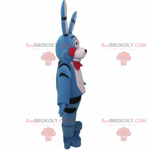 Mascot karakter tegning anime - Kanin med slips - Redbrokoly.com