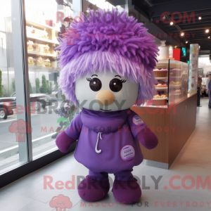 Lilla Cupcake maskot...