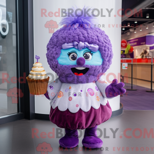 Disfraz de mascota Purple...