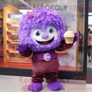 Purple Cupcake mascot...