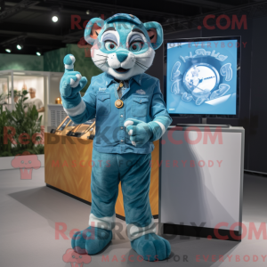Disfraz de mascota Teal...
