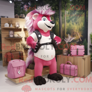 Disfraz de mascota Pink...