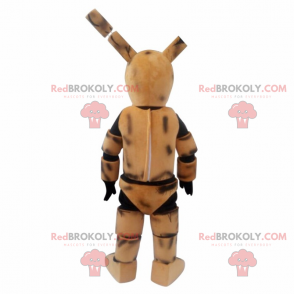 Mascot character drawing anime - Rabbit destroy - Redbrokoly.com
