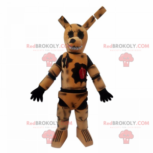 Mascot karaktertegning anime - Kanin ødelegge - Redbrokoly.com