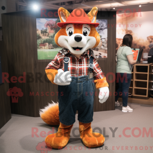 Fox mascot costume...