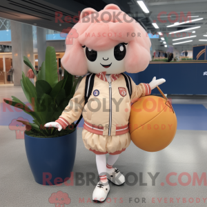 Costume de mascotte Peach...