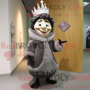 Koningin-mascottekostuum...