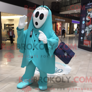 Disfraz de mascota fantasma...