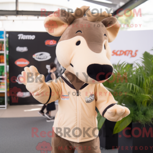 Costume mascotte de Tan...