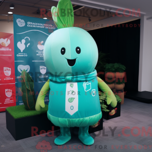 Cyan Radise maskot kostume...