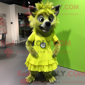 Limegrønn...