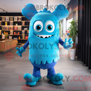 Blue Tacos maskot kostume...