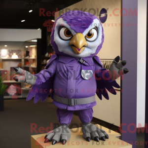 Disfraz de mascota Purple...