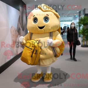 Gold Potato mascot costume...