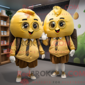 Fantasia de mascote Batata dourada com blusa e mochilas - Mascotes de batata - REBROKO_301802 - RedBrokoly.com